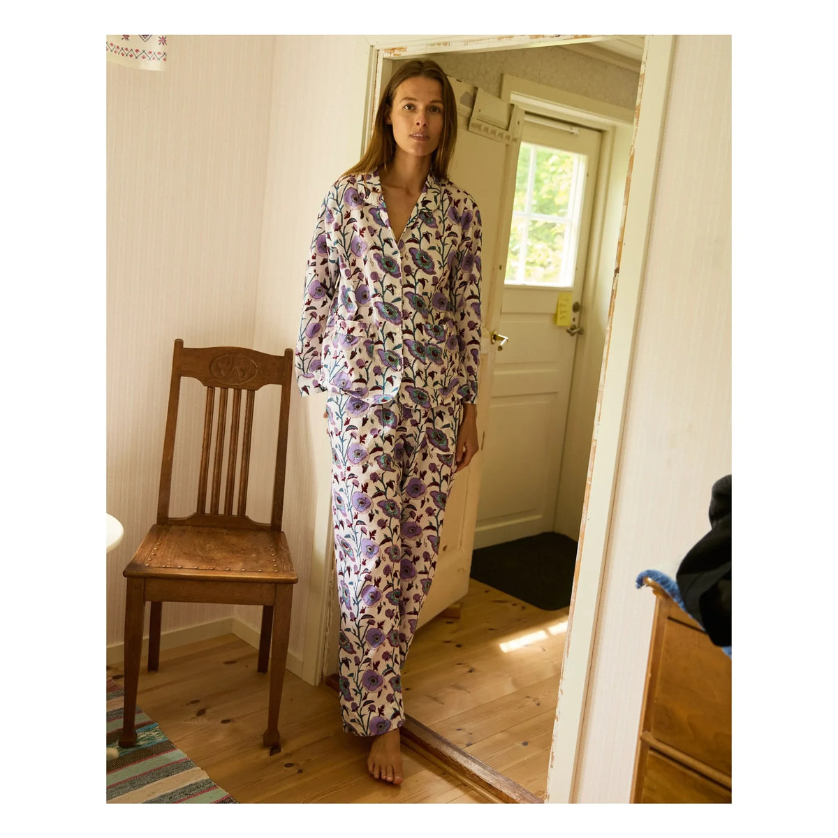 SISSEL EDELBO - Pijama de algodón orgánico | Morado