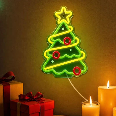 Legami - Letrero Neón LED de Árbol de Navidad - Es un Signo