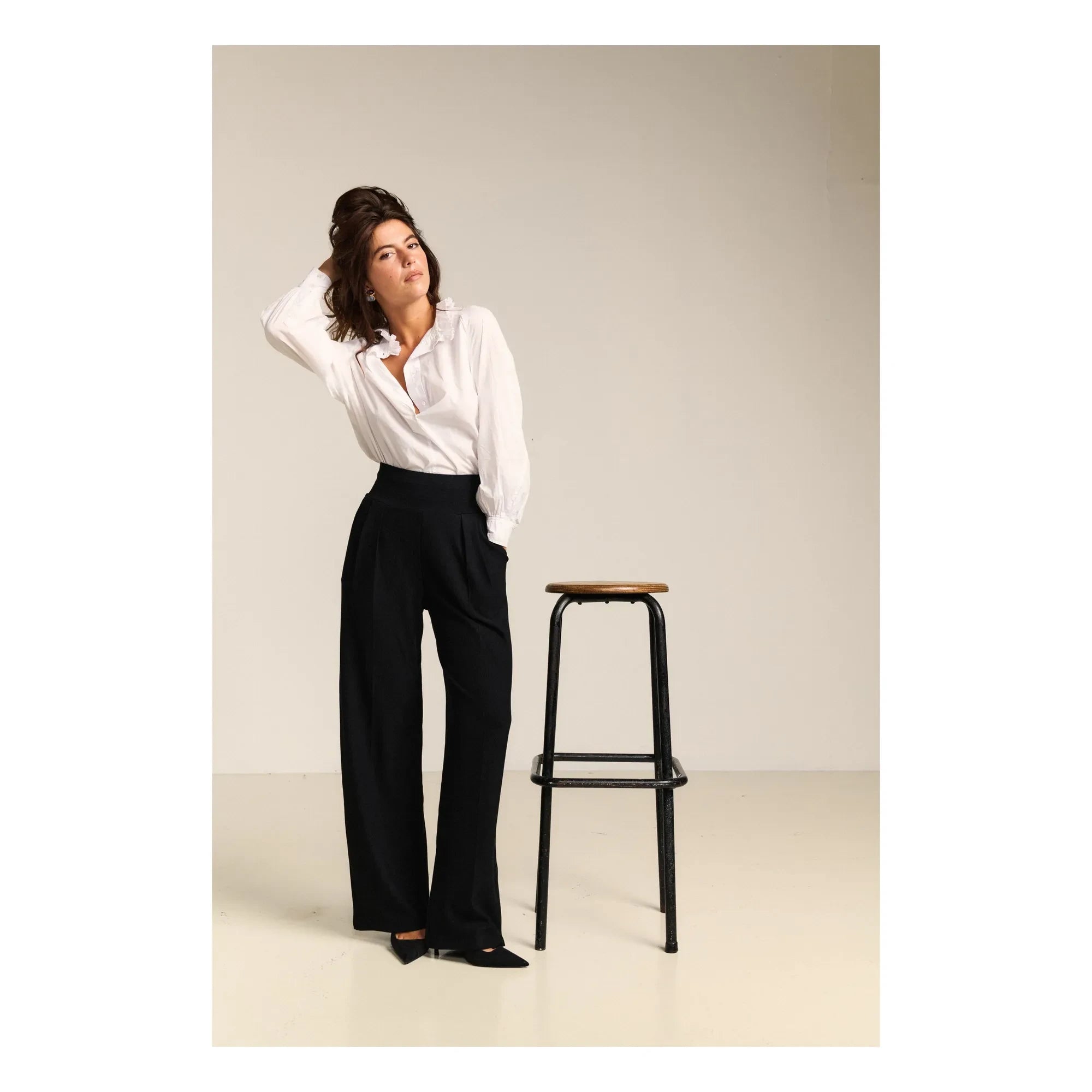 Pantalones Madeleine Flair | Negro