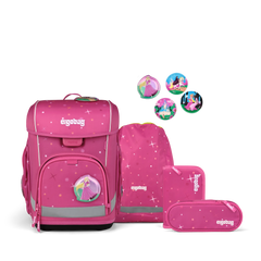 Ergobag - Set de Mochilas Escolar cubo Wonbearcastle