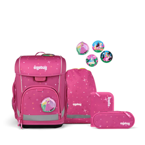 Ergobag - Set de Mochilas Escolar cubo Wonbearcastle