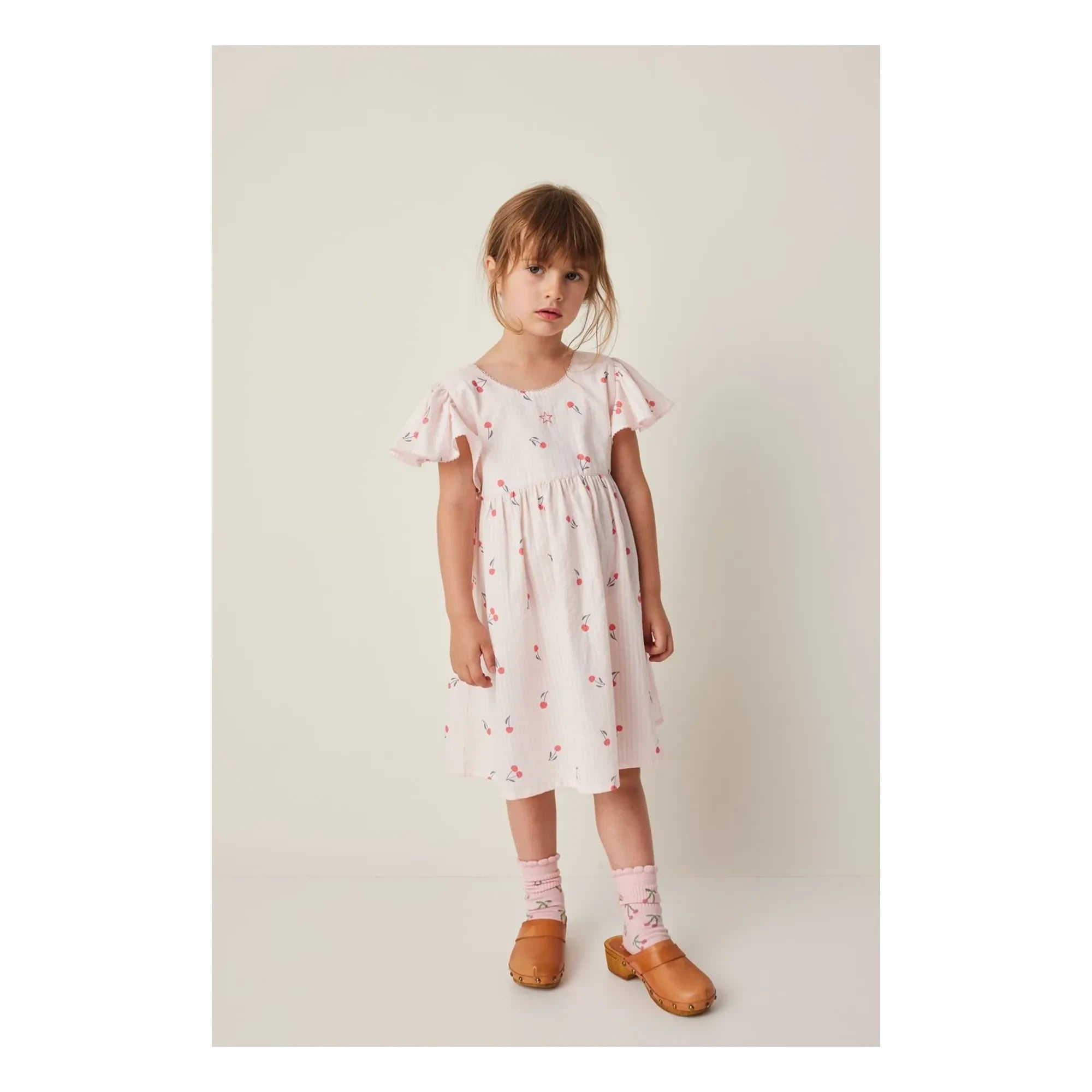 Tocoto Vintage - Vestido Cherry | Rosa claro