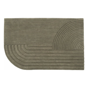 Muuto - Alfombra de lana Relevo, Studiopepe | Marrón topo