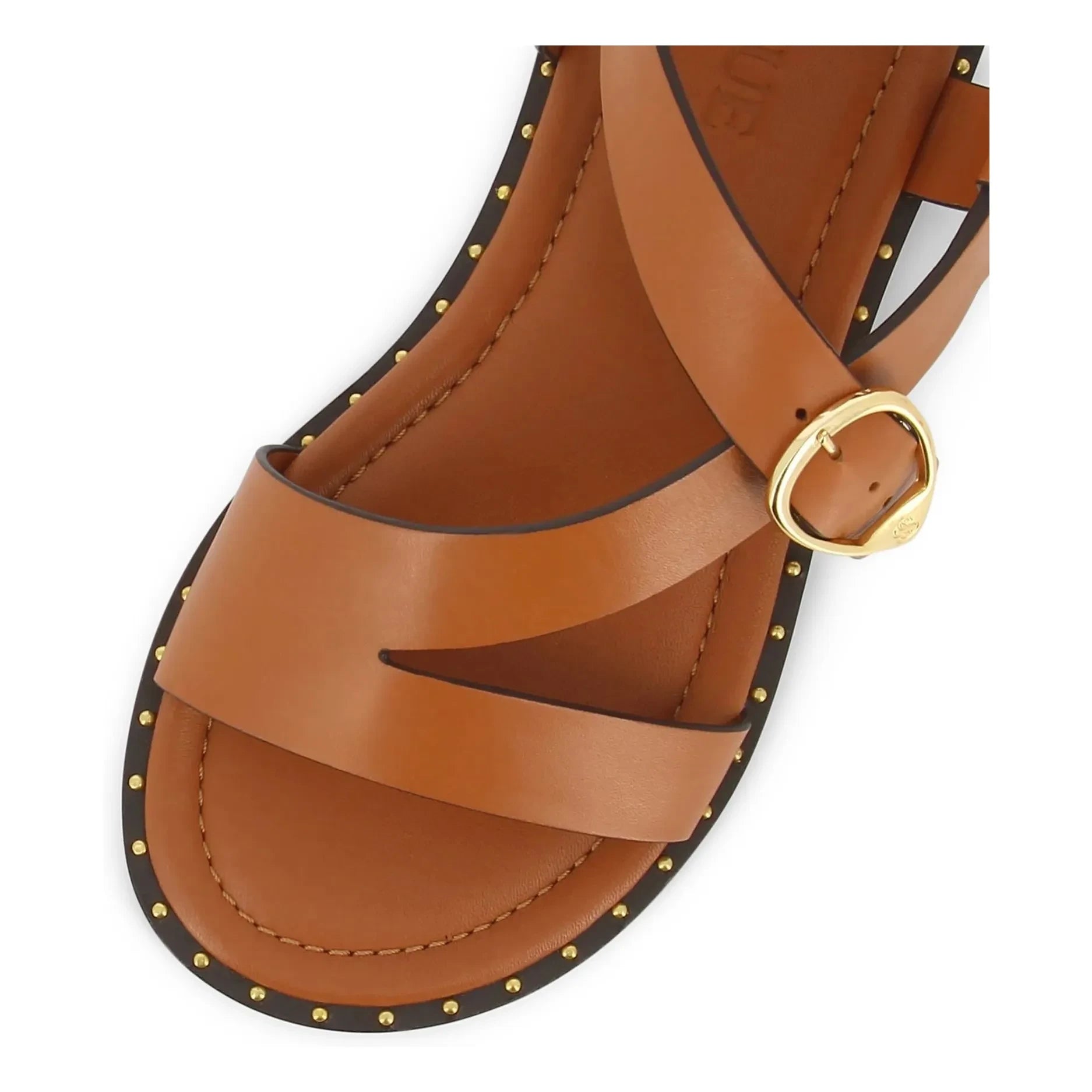 Socque Paris - Sandalias de piel Hydra | Camel