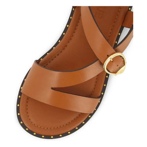 Socque Paris - Sandalias de piel Hydra | Camel