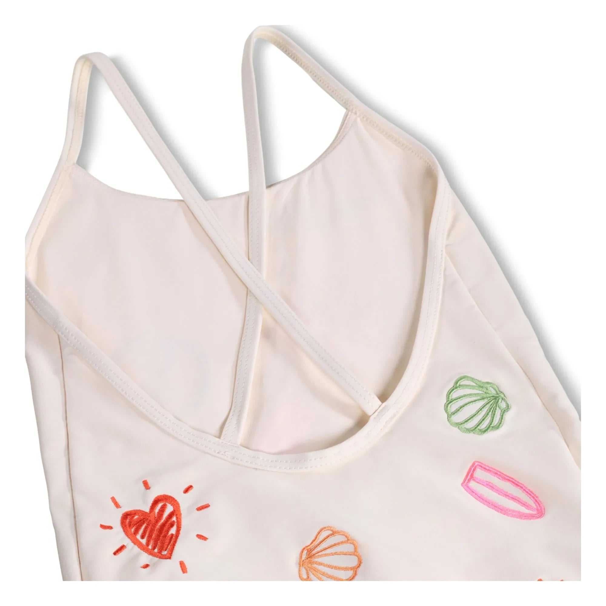 Molo - Traje de baño Nanna Minis Doodles de fibra reciclada | Crudo