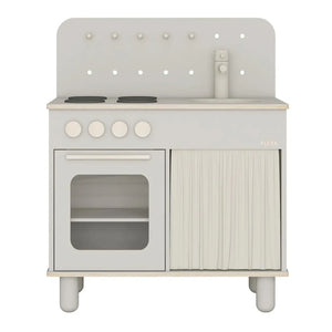 Flexa - Cocina de juguete de madera | Gris claro