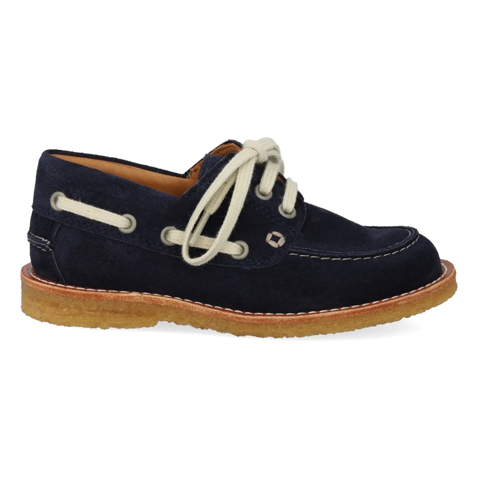 Angulus - Zapatos náuticos Dock Daim | Azul marino