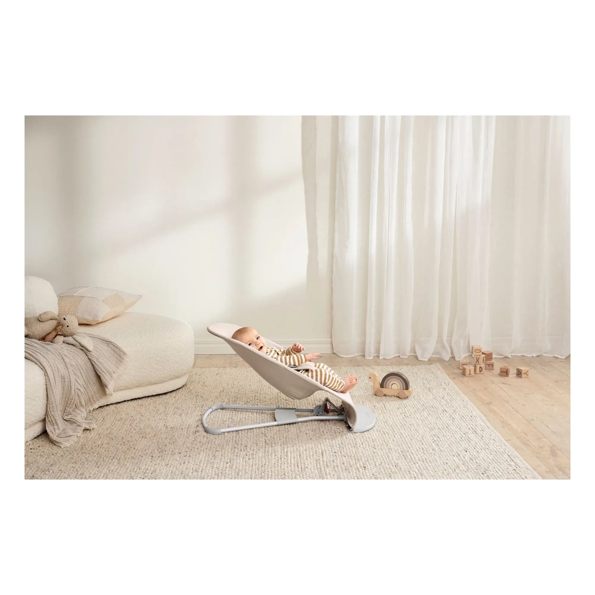 BabyBjörn – Hamaca Bliss de punto piqué | Beige