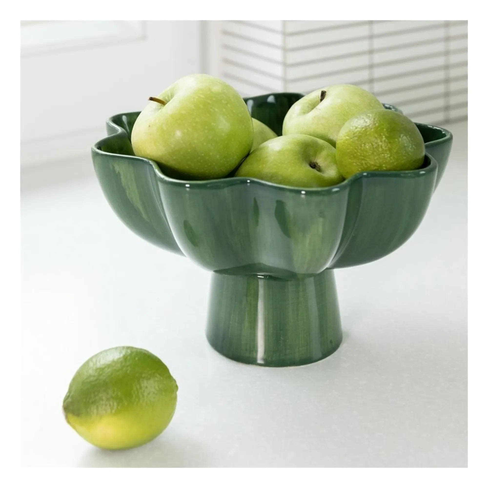 &Klevering - Cesto de sol verde oscuro