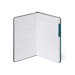 Legami - Cuaderno de Puntos con Tapa Blanda Monocromática - Verde Profundo - Mi Cuaderno