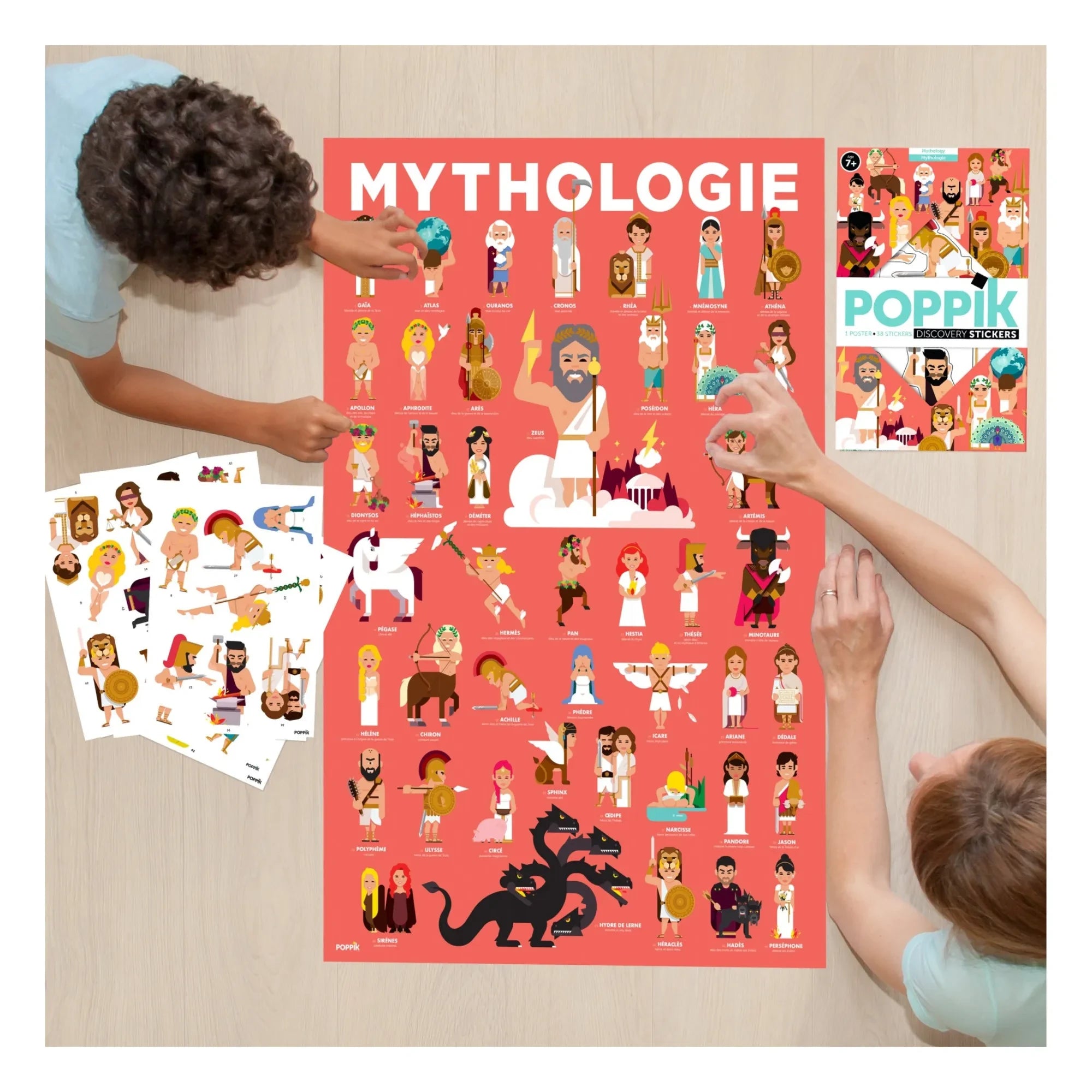 Poppik - Póster de pegatinas de mitología
