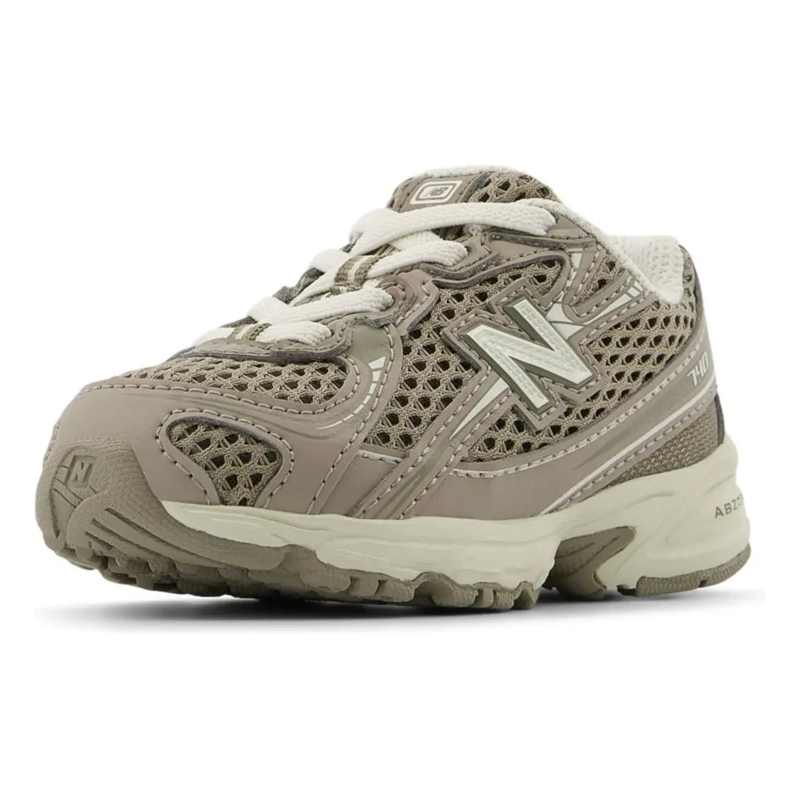 New Balance - Zapatillas de deporte con cordones elásticos 740 | Gris