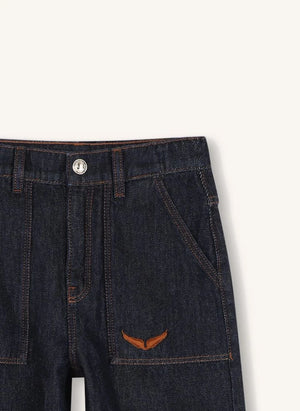 Zadig & Voltaire - Jean de corte ancho Margaret | Azul