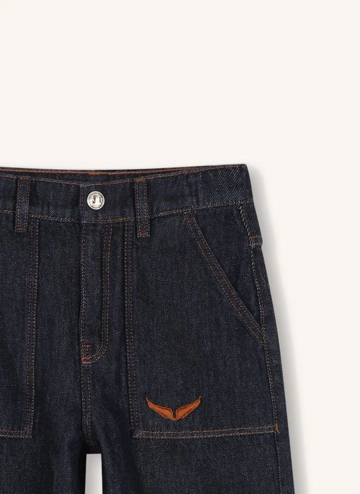 Zadig & Voltaire - Jean de corte ancho Margaret | Azul