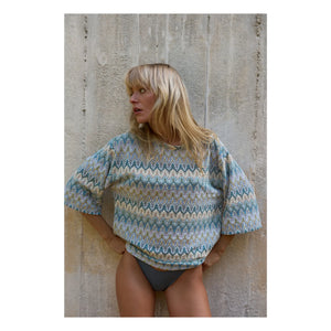 Baie Brune - Camiseta Charles | Azul Verdoso