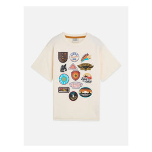 Scotch & Soda - Camiseta de algodón orgánico | Crudo