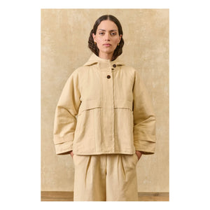 Louise Misha - Chaqueta de cadena y algodón Bertille | Marfil