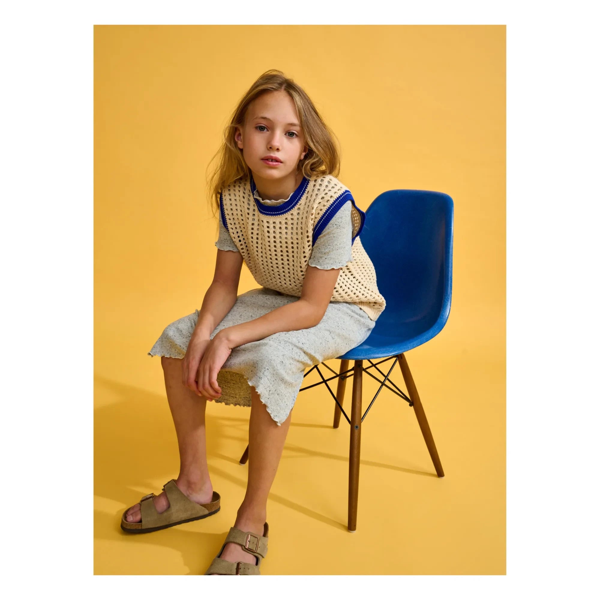Bellerose - Top sin mangas de punto Gelai | Crudo