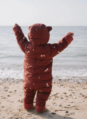 Töastie - Chaqueta de montaigne impermeable hecha de fibras recicladas | Terracota