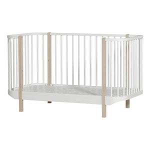 Oliver Furniture - Cama Extensible de Madera - 70 x 140 cm - Roble