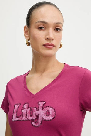 Camiseta de algodón Liu Jo
