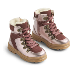 Wheat - Toni Hiker Botines de Piel/Noche | Rosa