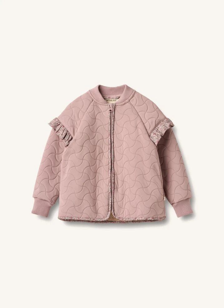 Chaqueta térmica de fibra reciclada Ellas de Wheat | Rosa empolvado
