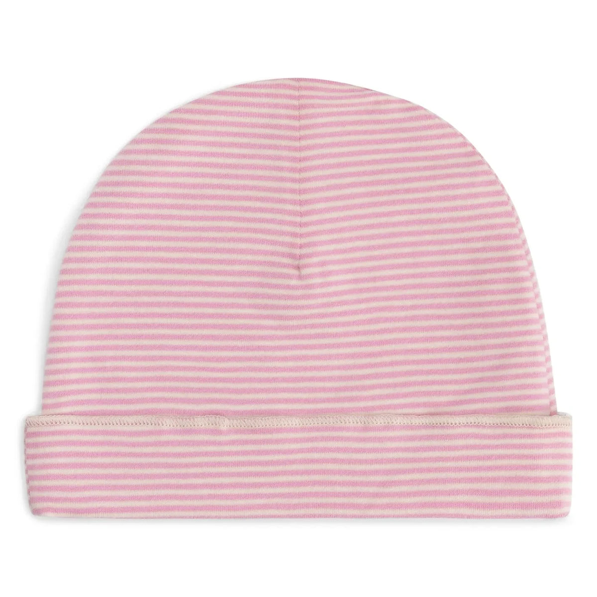 Gray Label - Gorro de rayas de algodón orgánico | Rosa