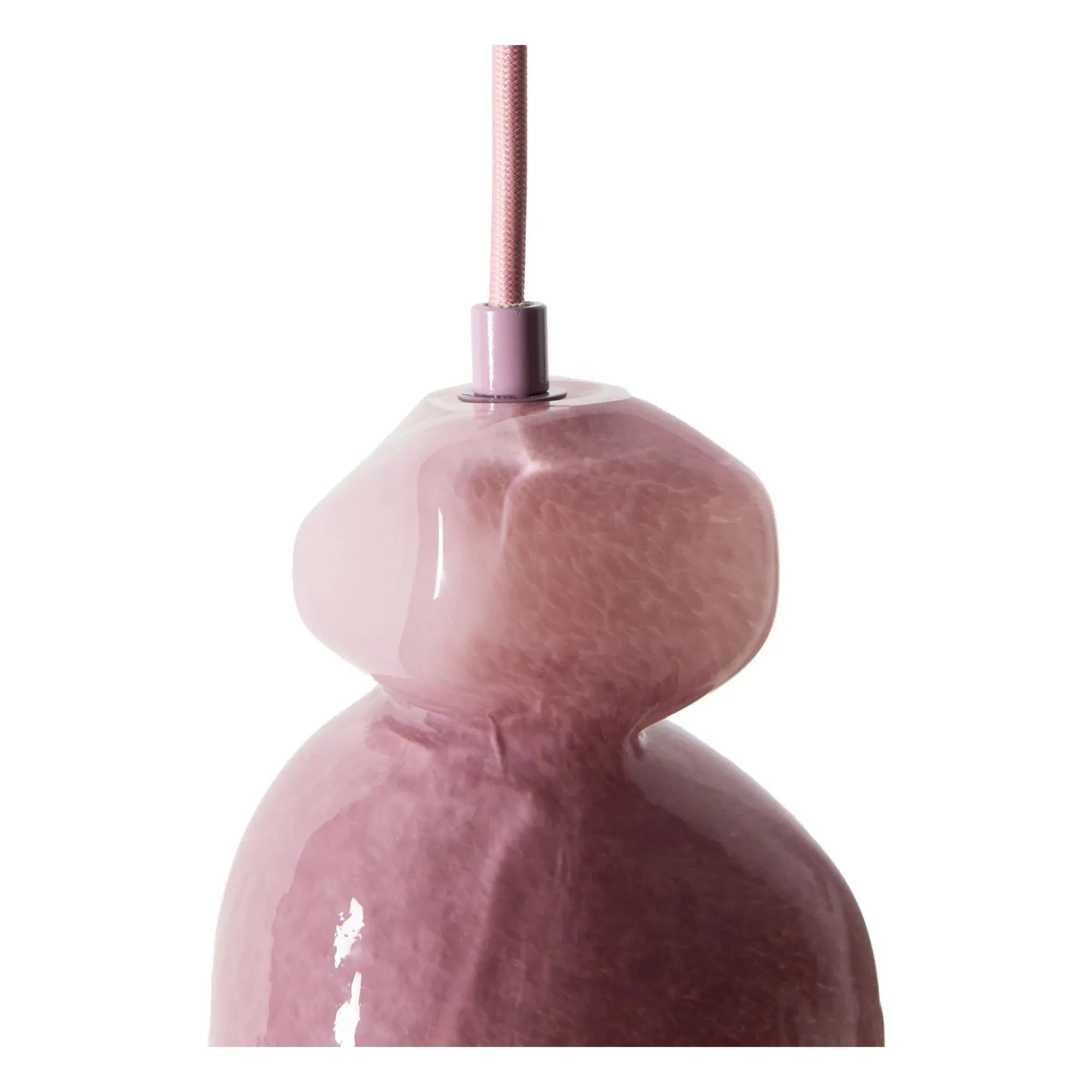 HKliving - Lámpara colgante de cristal, Nienke Sikkema | Rosa