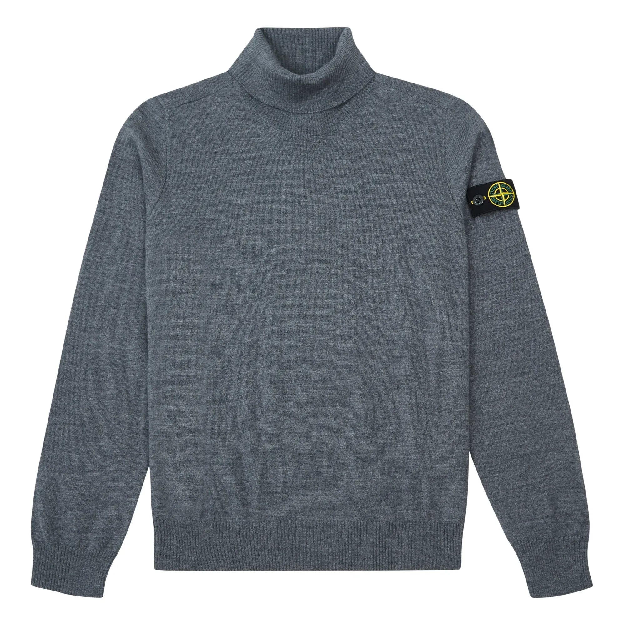 Stone Island - Jersey de cuello redondo | Gris