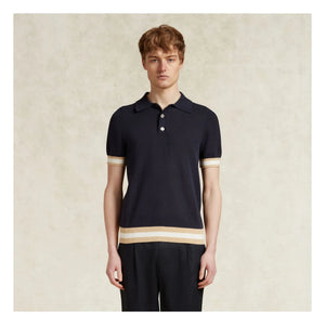 Ché Studios - Polo de algodón Quinn | Azul marino