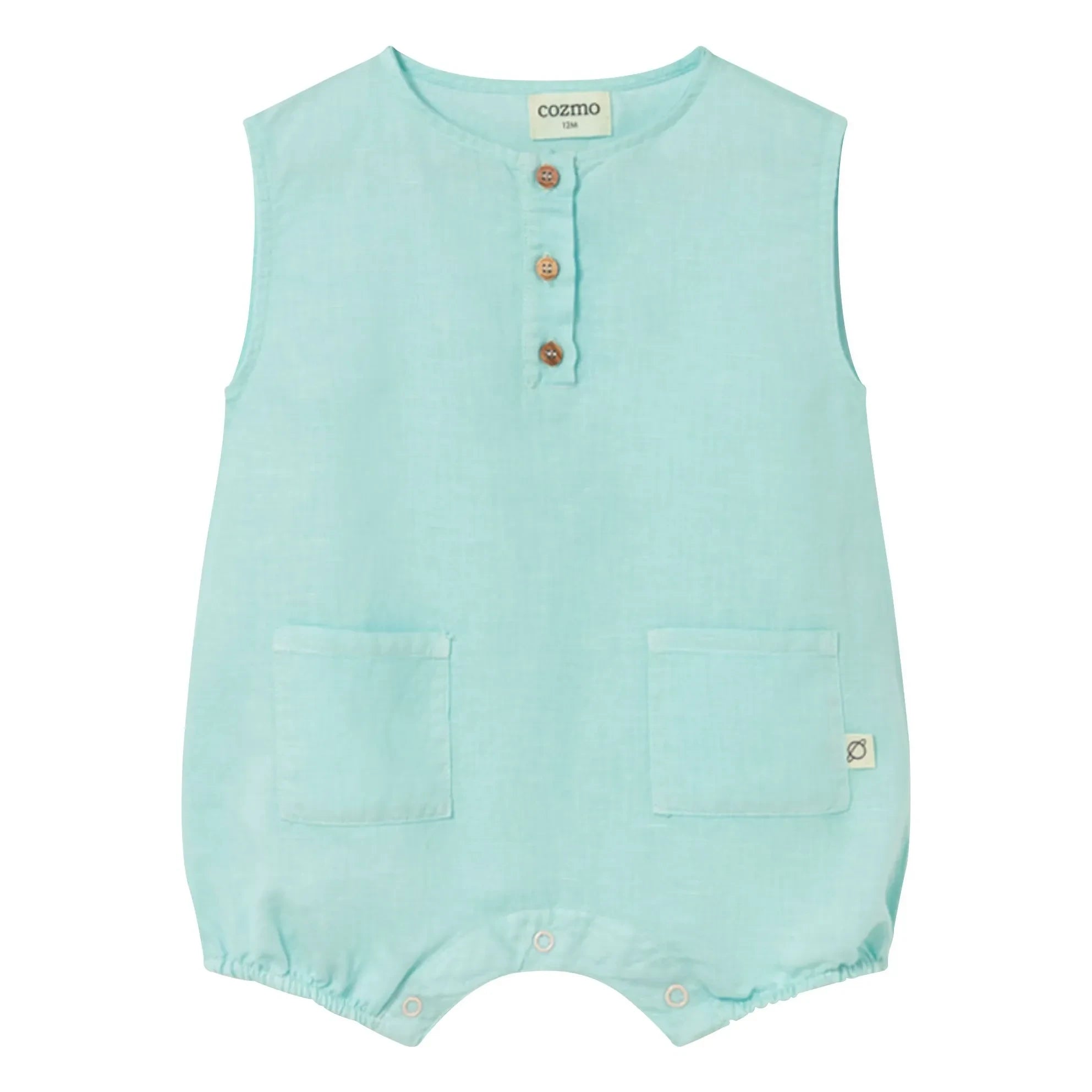 Cozmo - Pantalones Cortos de Lino Milo Tulum | Aqua