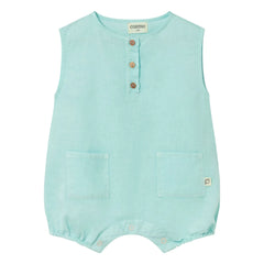 Cozmo - Pantalones Cortos de Lino Milo Tulum | Aqua