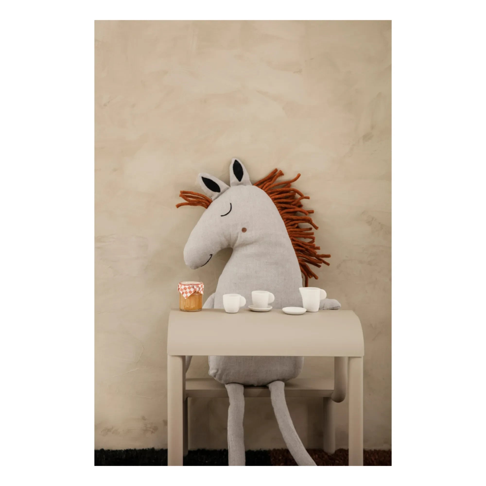 Ferm Living Kids - Tabure de un escalón | Crema