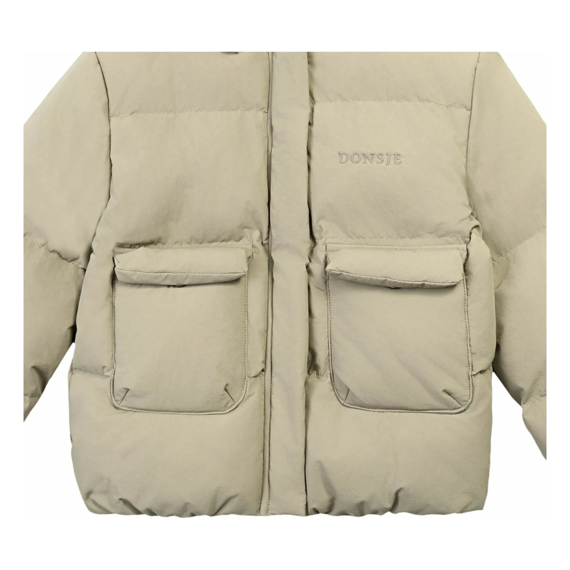 Donsje - Bearnt dolgulu ceket | Taupe brown