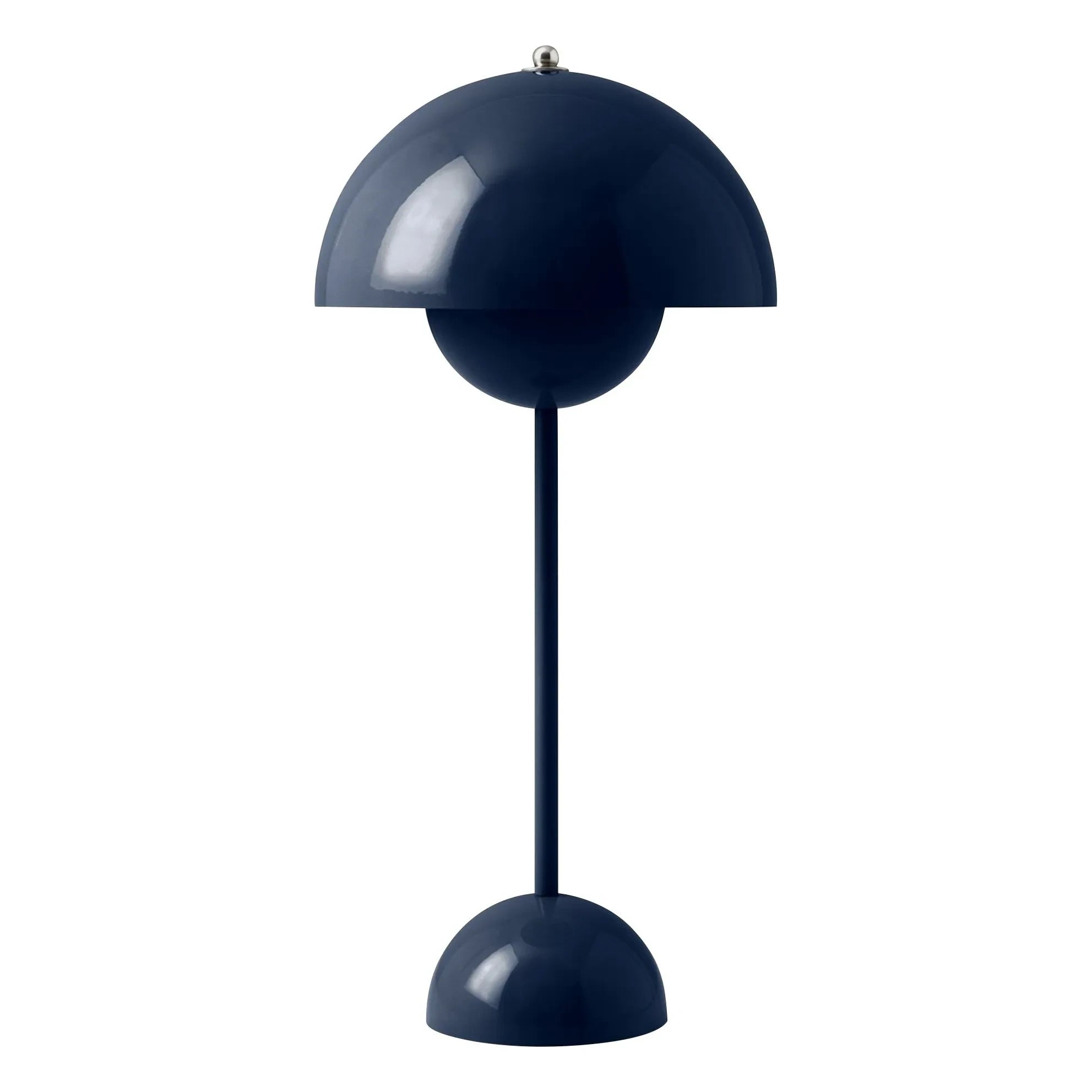 & Tradition - Lámpara de mesa Flowerpot VP3, Verner Panton | Azul Oscuro