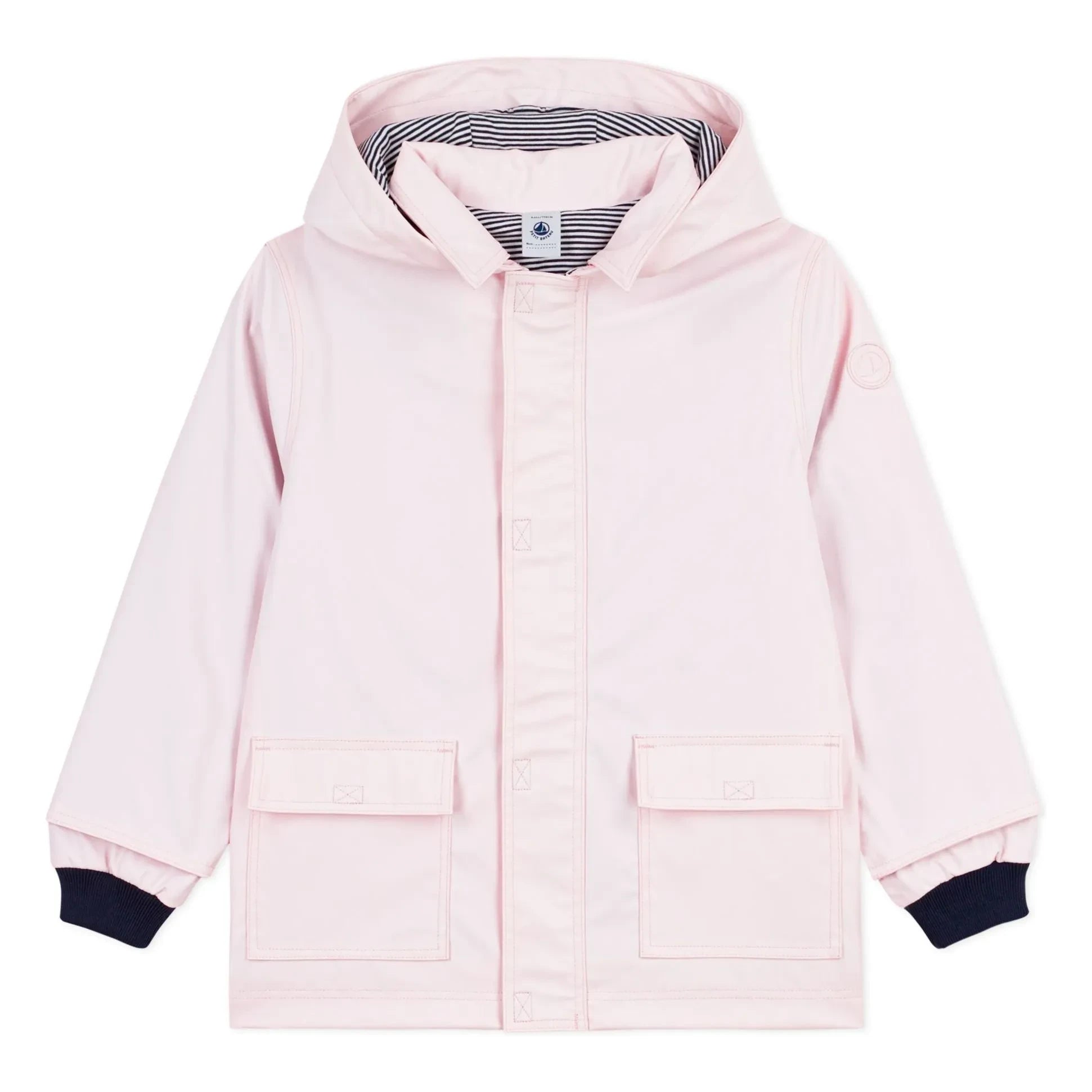 Petit Bateau - Gabardina icónica de fibra reciclada | Rosa claro