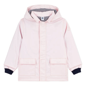 Petit Bateau - Gabardina icónica de fibra reciclada | Rosa claro