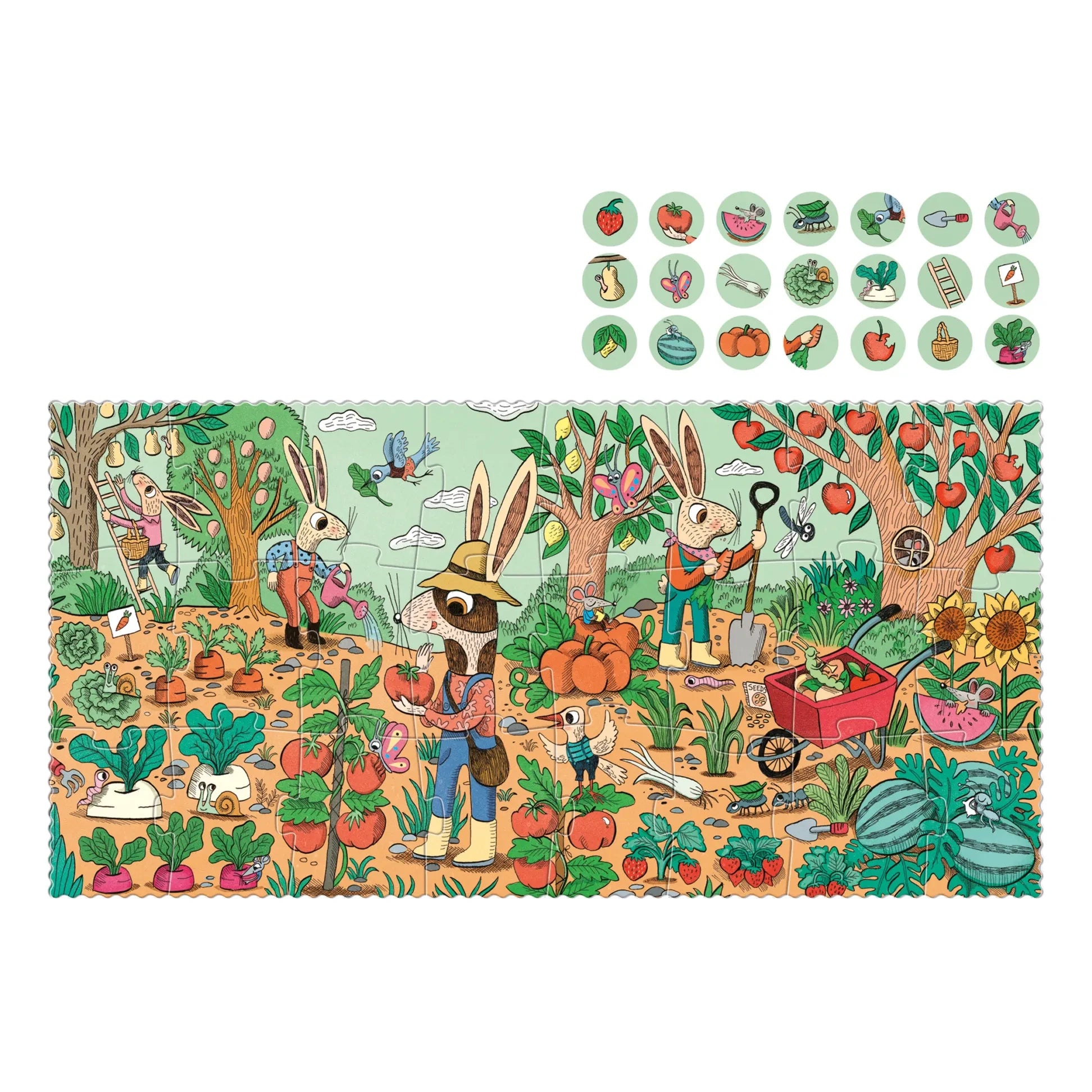 Londji - Rompecabezas El Jardín del Conejo - 24 Piezas