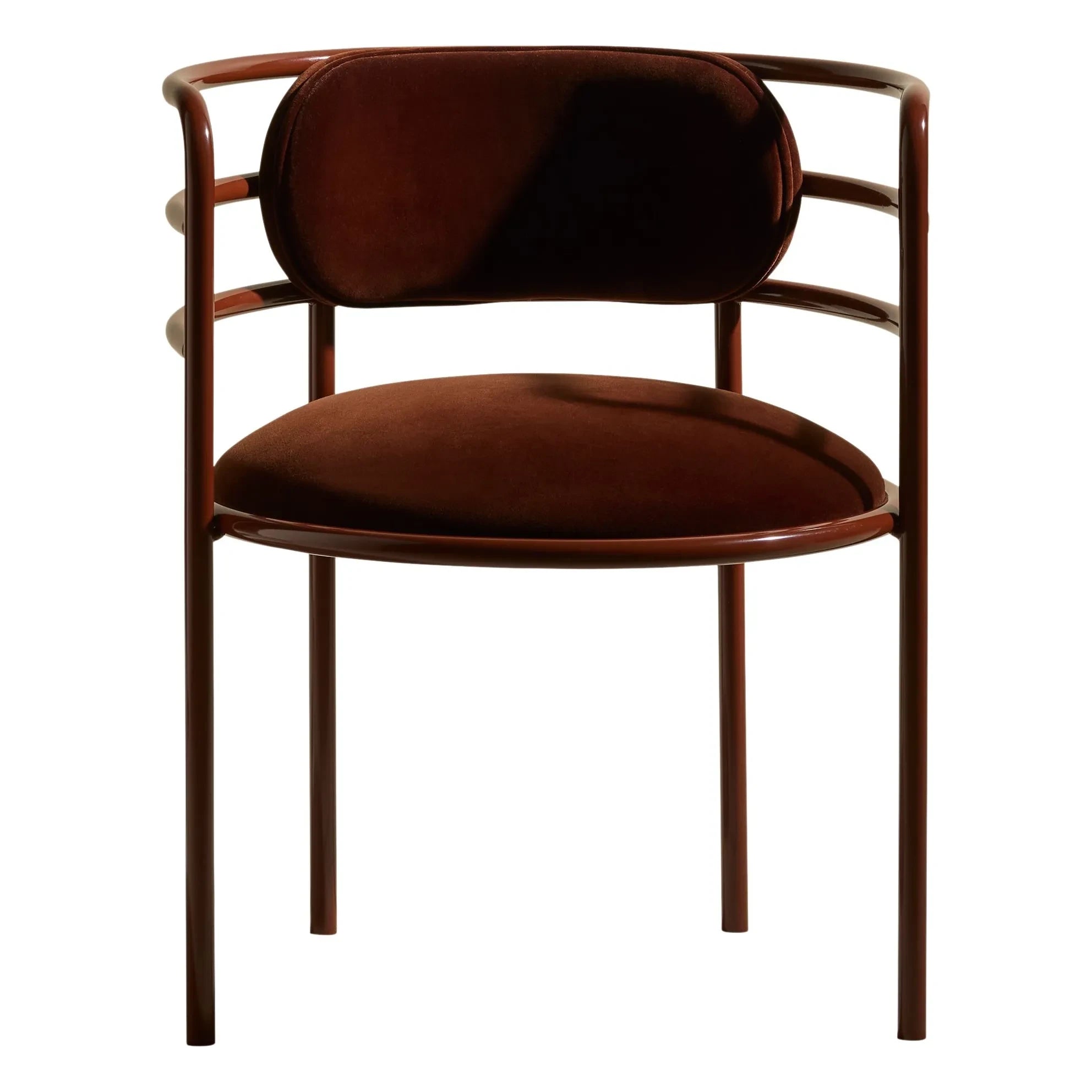 Maison Sarah Lavoine - Silla de terciopelo Ay | Chocolate