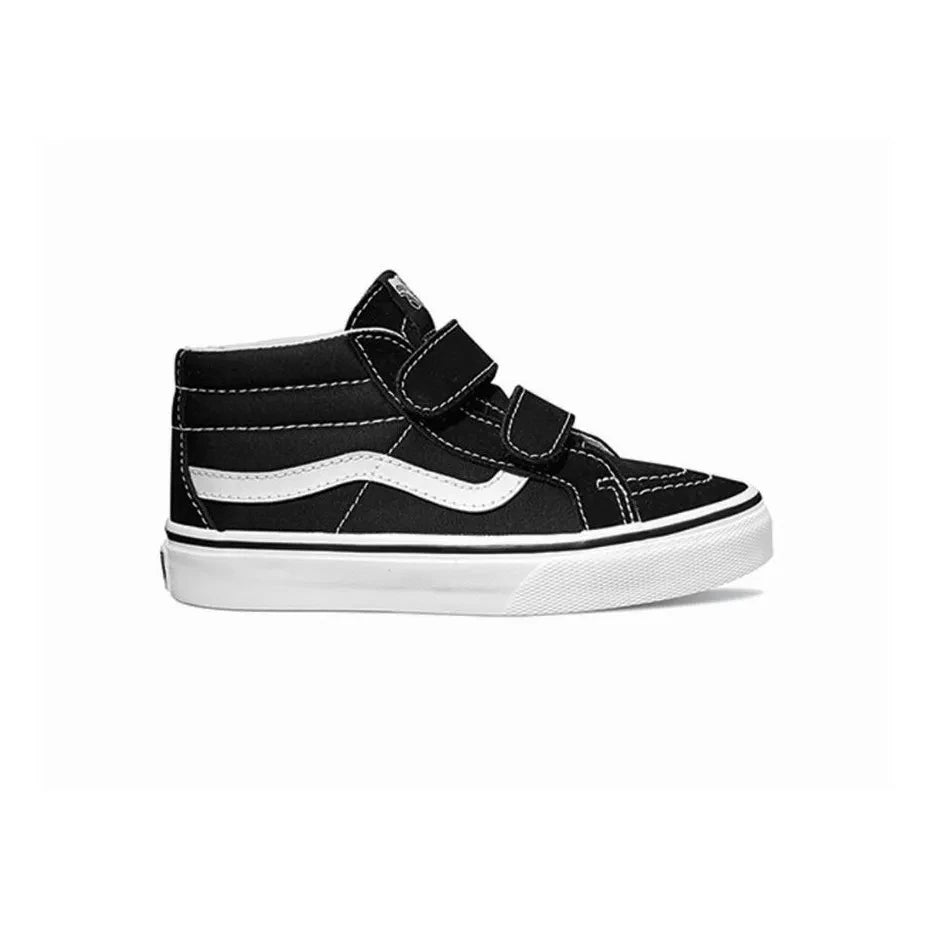 Vans - SK8-Mid Reissue Zapatillas de velcro de piel | Negro