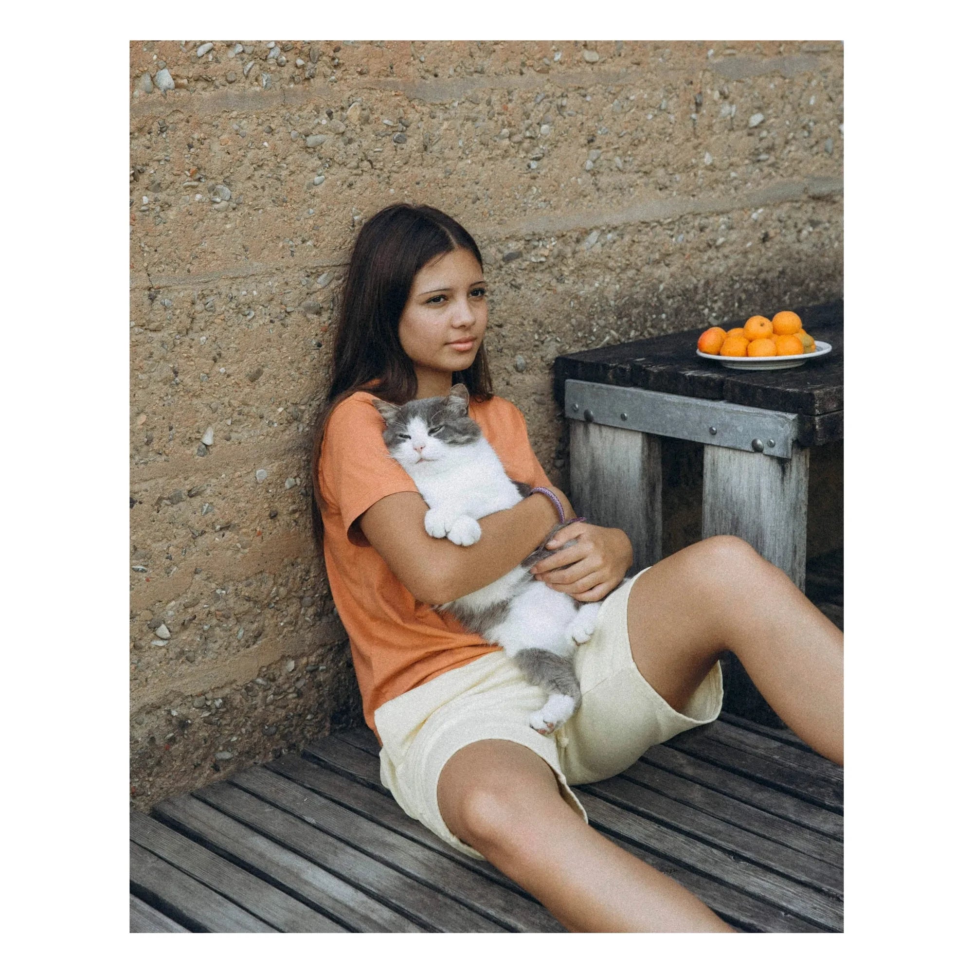 Matona - Short de algodón orgánico | Amarillo pálido