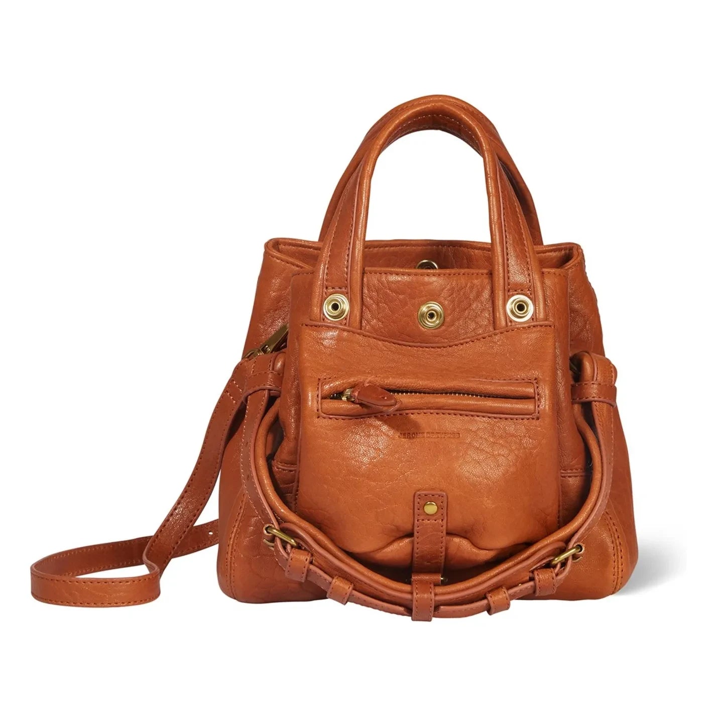 Jérôme Dreyfuss - Bolso Billy Nano de piel de cordero | Cognac