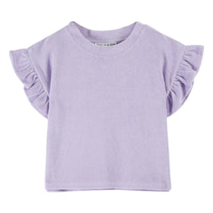 Emile et Ida - Camiseta con volantes de toalla | Malva