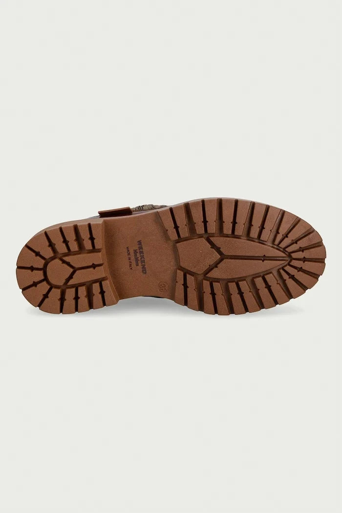 Mocasín de cuero para mujer Weekend Max Mara