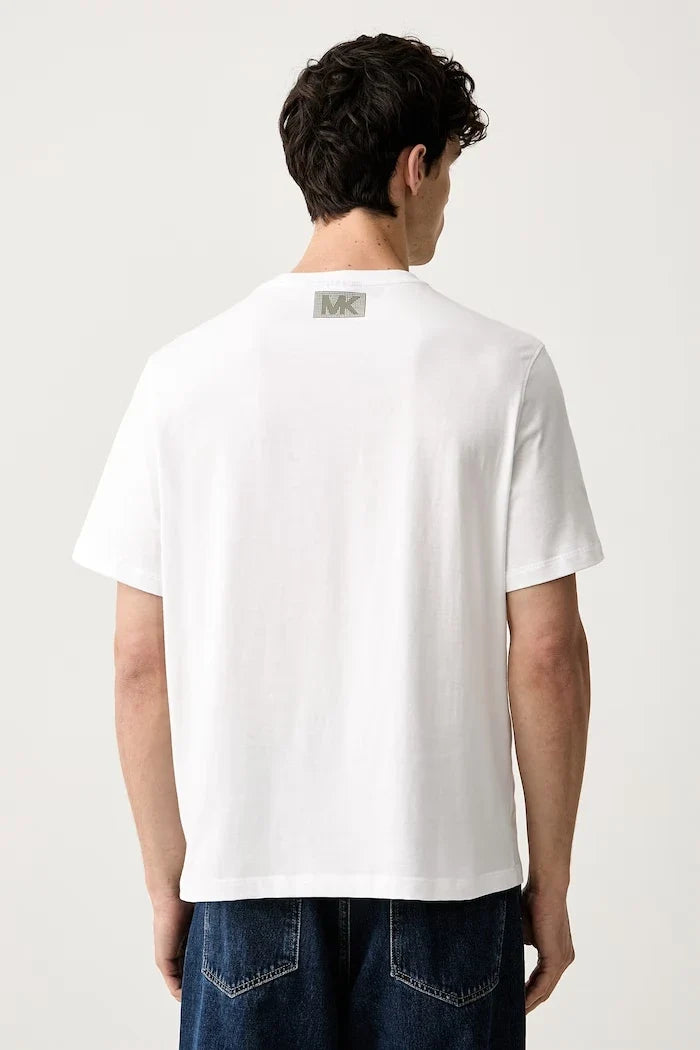 Camiseta de algodón para hombre Michael Kors
