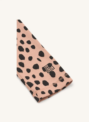 Liewood - Leggings de algodón orgánico Marien Leopard | Rosa pálido