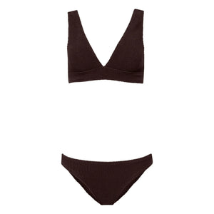 Sorbet Island - Aqua Bikini de Dos Piezas | Chocolate