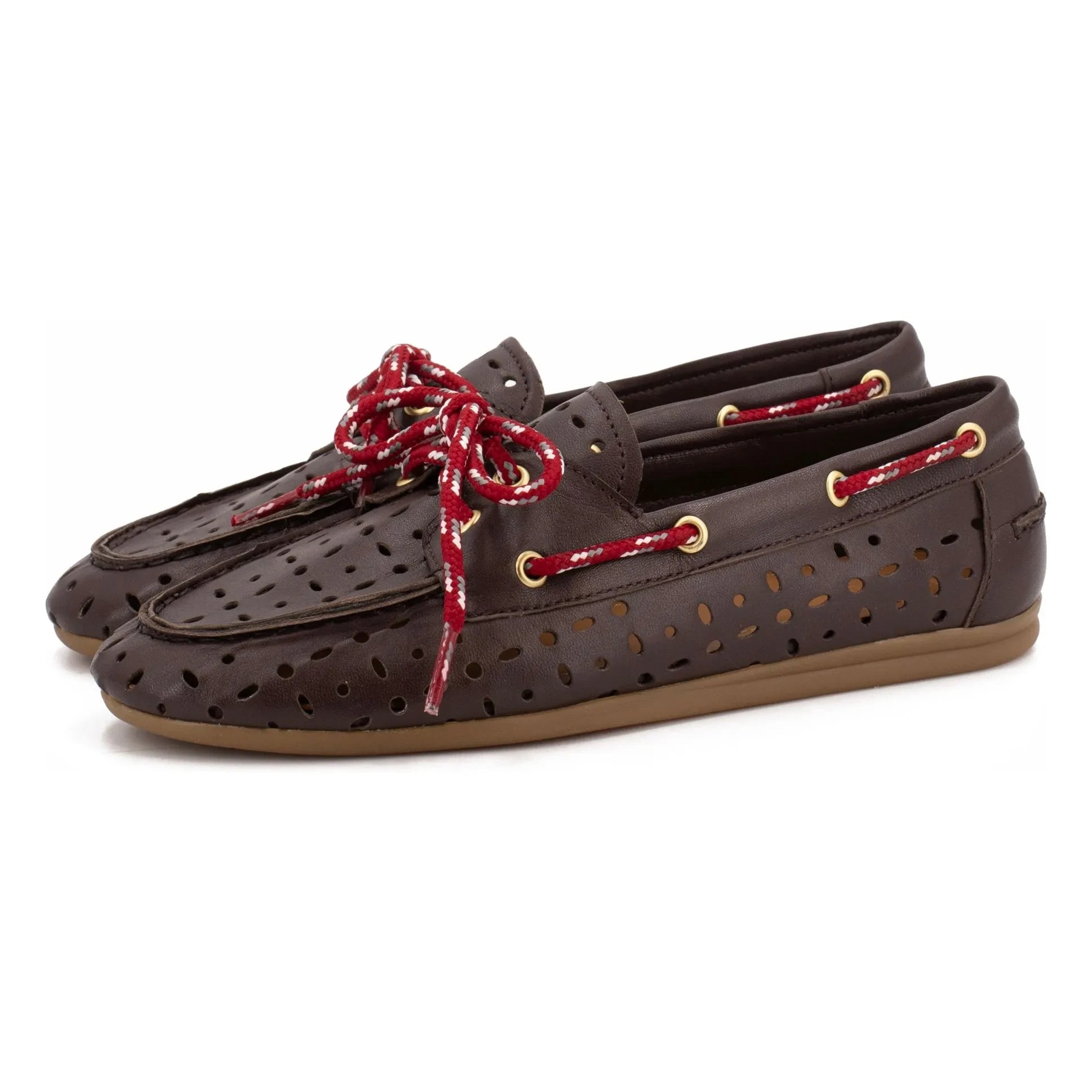 Zapatos náuticos de piel Toral - Kimana | Chocolate
